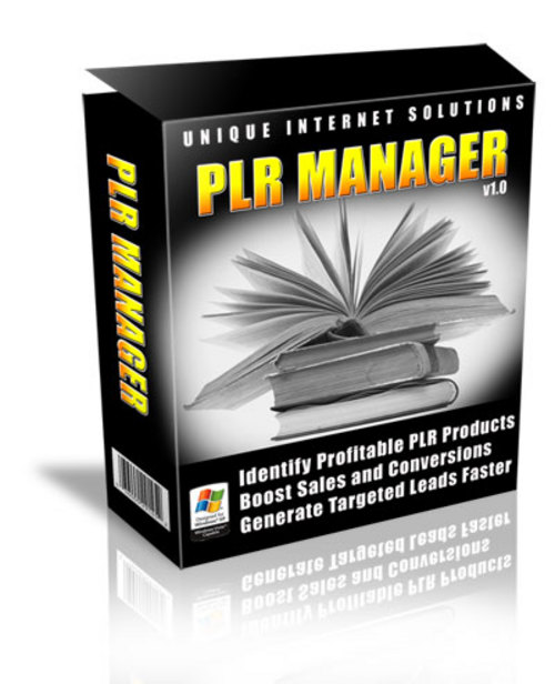 Product picture PLR Manager with Master Resale Rights