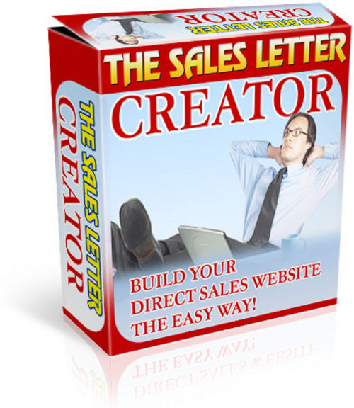 Product picture Sales Letter Creator + Private Label Rights