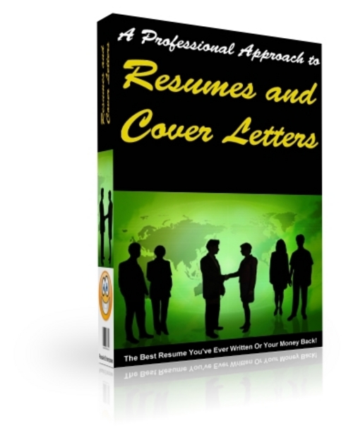 Product picture A Professional Approach to Resumes and Cover Letters (PLR)