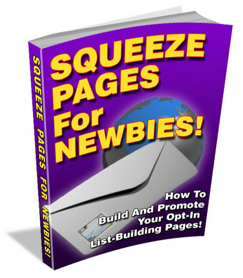 Product picture Squeeze Pages For Newbies (Private Label Rights)